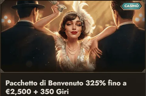 Pacchetto di benvenuto 325 fino a 2500 euro 350 giri (1)